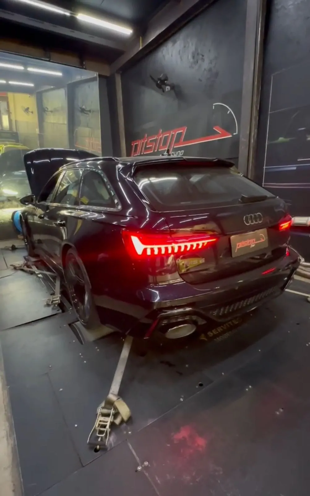 Audi RS6 2024 preparado na PitStopShop em São Paulo, de 630 cv para 750 cv